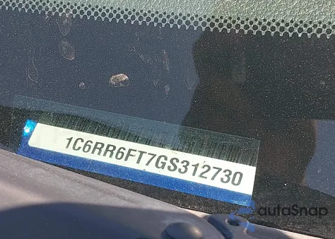 2016 Ram 1500 Express from USA, damaged, VIN 1C6RR6FT7GS312730